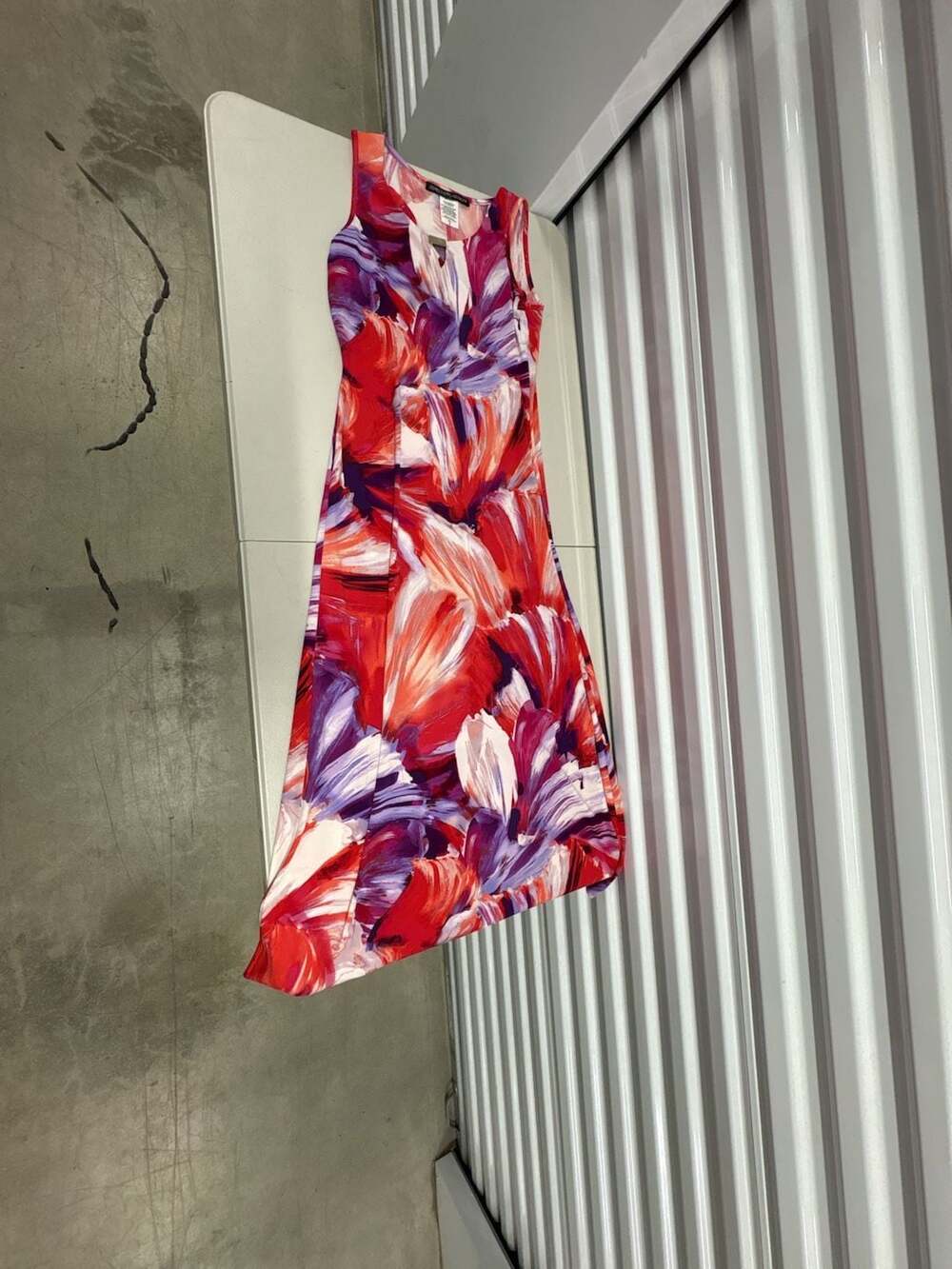 Adressing Woman Sleeveless Floral Print Maxi Dress